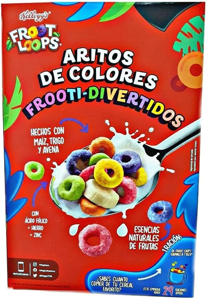 CEREAL FROOT LOOPS KELLOGGS 790 G ZUCARITAS