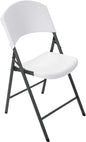 Lifetime Products Silla Plegable contorneada, Color Blanco