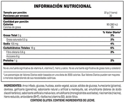 Barras de Arroz Rice Krispies Treats Kellogg's Sabor Malvavisco 30 pzas