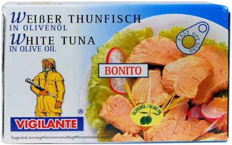 Vigilante Atun Aleta Amarilla en Aceite de Oliva, 115 g