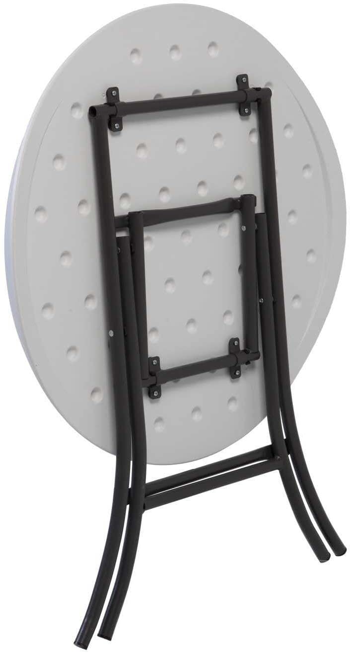 Lifetime 80230 Mesa Redonda Plegable, 33 Pulgadas, Masilla