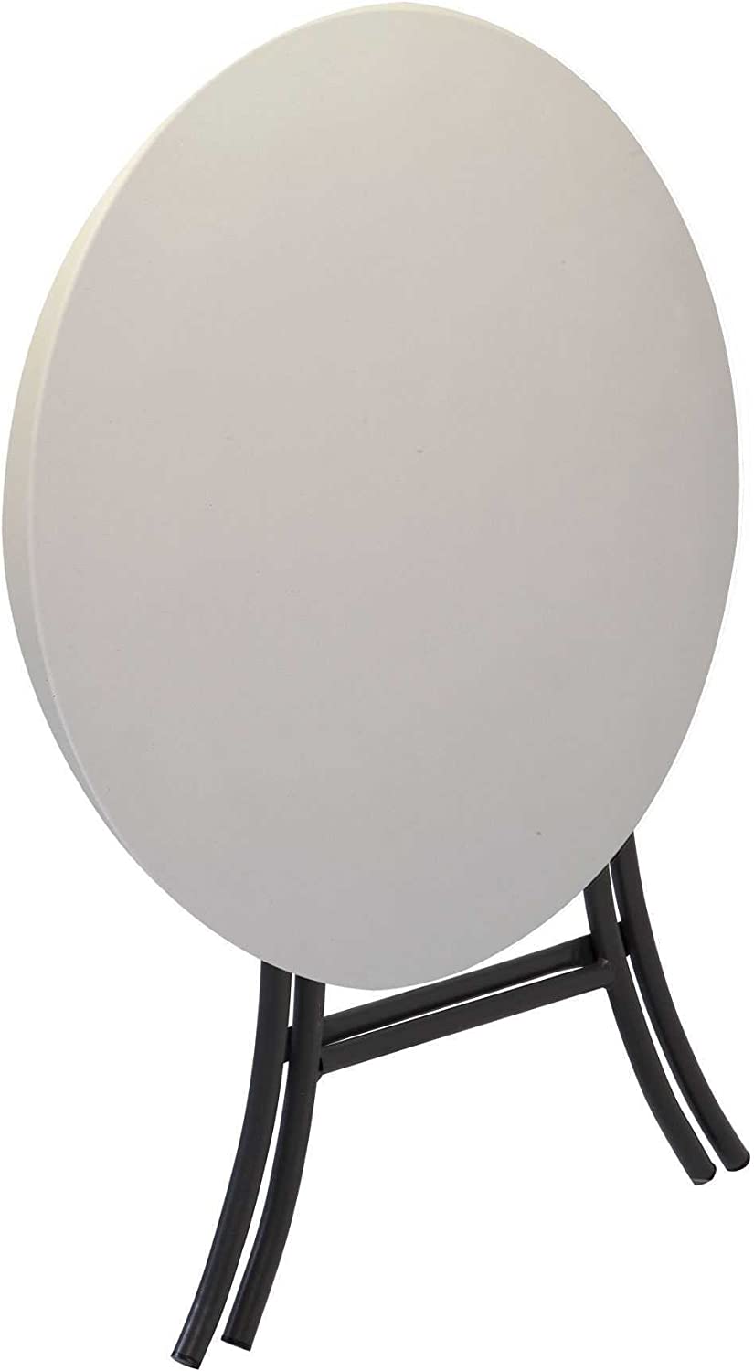 Lifetime 80230 Mesa Redonda Plegable, 33 Pulgadas, Masilla