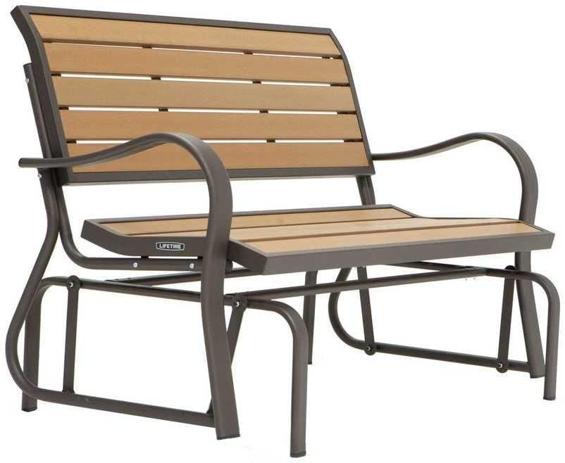 Lifetime Banca Glider con Mecedora Marrón