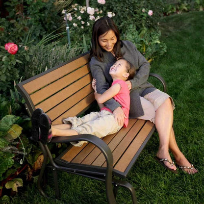 Lifetime Banca Glider con Mecedora Marrón