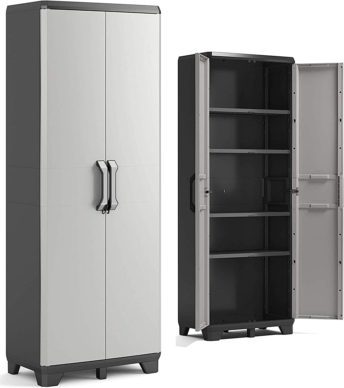 Armario Estante De Plástico Keter Gear Con 4 Repisas Organizador