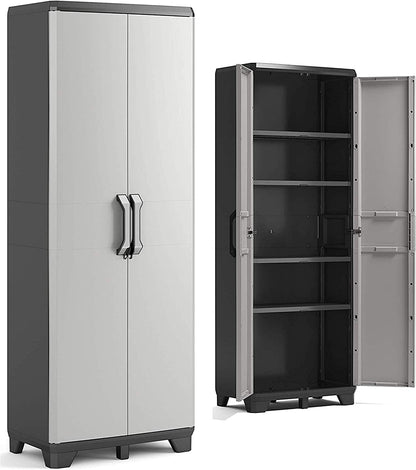 Armario Estante De Plástico Keter Gear Con 4 Repisas Organizador