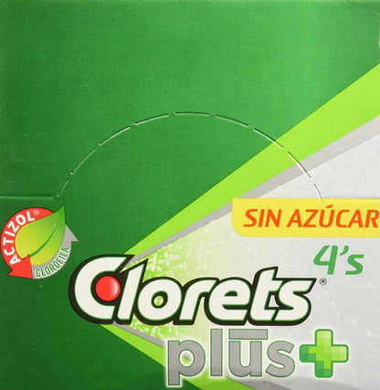Clorets, 4's Plus, 208 gramos