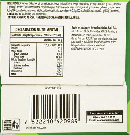 Clorets, 4's Plus, 208 gramos