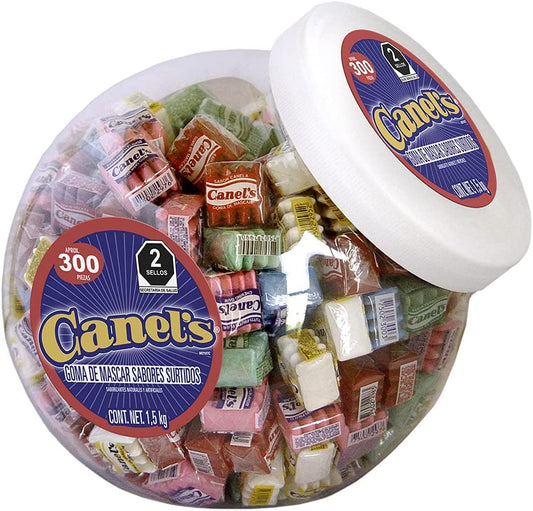 Canel's Goma de mascar, Menta, Yerbabuena, Tutti-Frutti, Canela, Mora Azul violeta, 1500 gramos