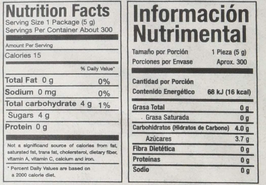 Canel's Goma de mascar, Menta, Yerbabuena, Tutti-Frutti, Canela, Mora Azul violeta, 1500 gramos