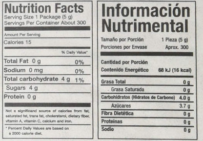 Canel's Goma de mascar, Menta, Yerbabuena, Tutti-Frutti, Canela, Mora Azul violeta, 1500 gramos