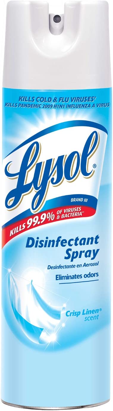 A World Of Deals Lysol Disinfectant Spray, Crisp Linen, 19 oz., 3 Count