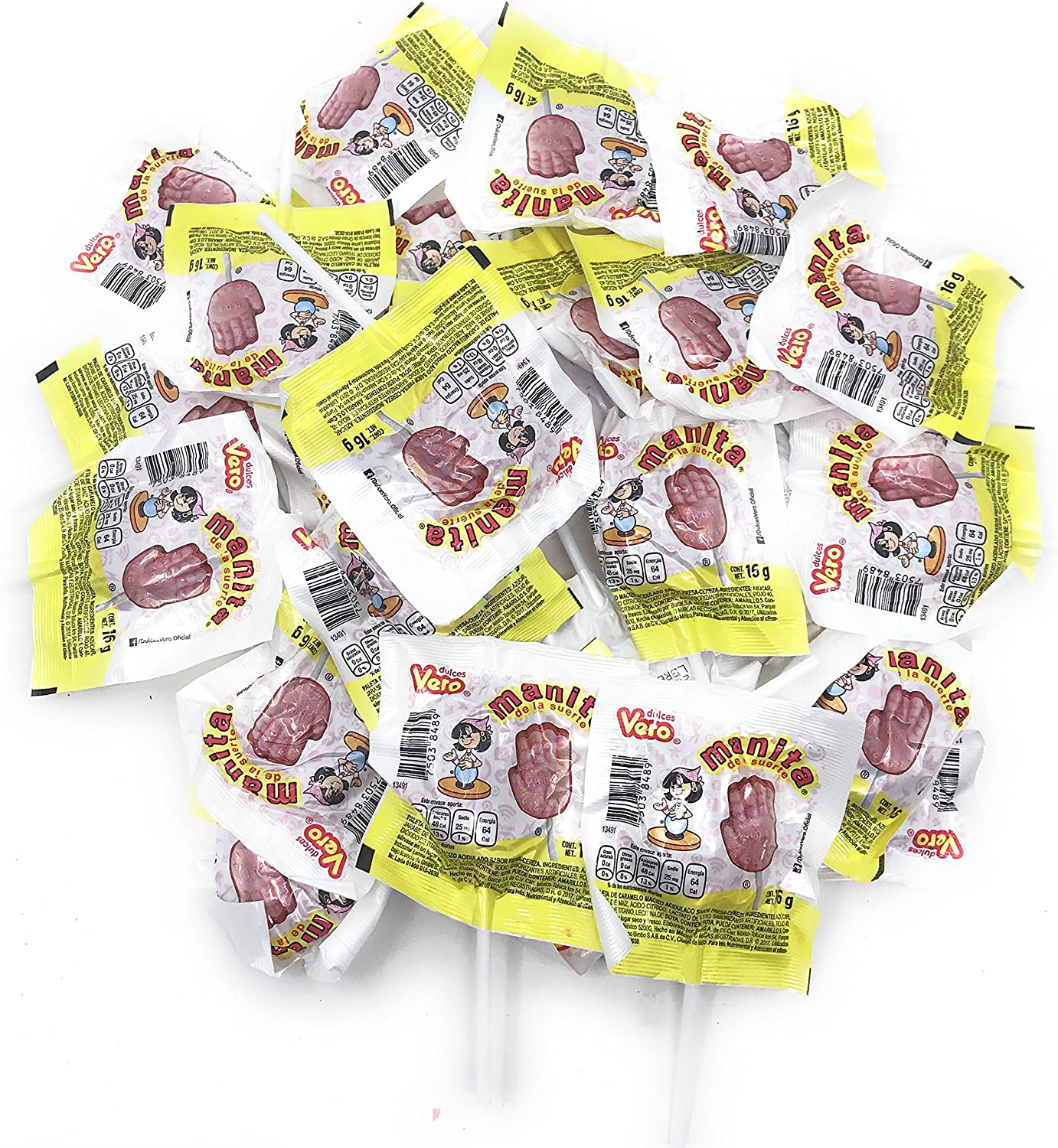 Vero Paletas Sabor Fresa Con Chile - Paletas de chile mexicano (40 unidades)