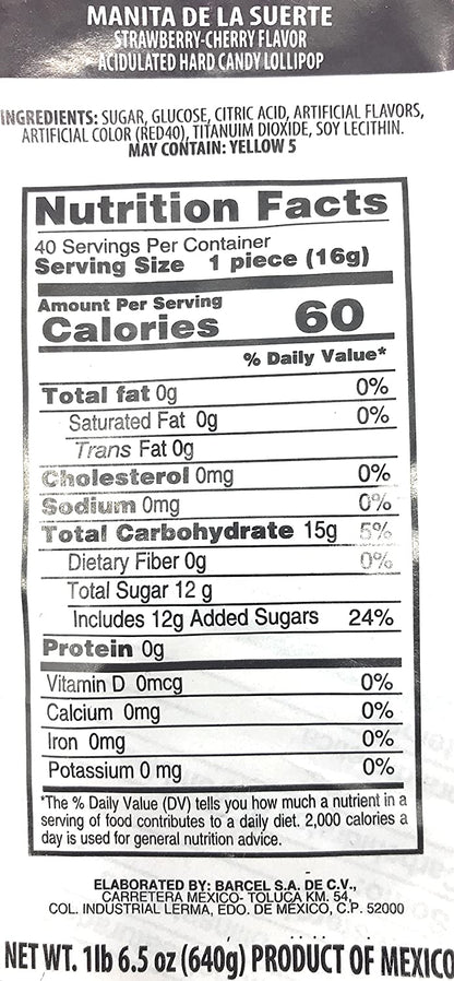 Vero Paletas Sabor Fresa Con Chile - Paletas de chile mexicano (40 unidades)