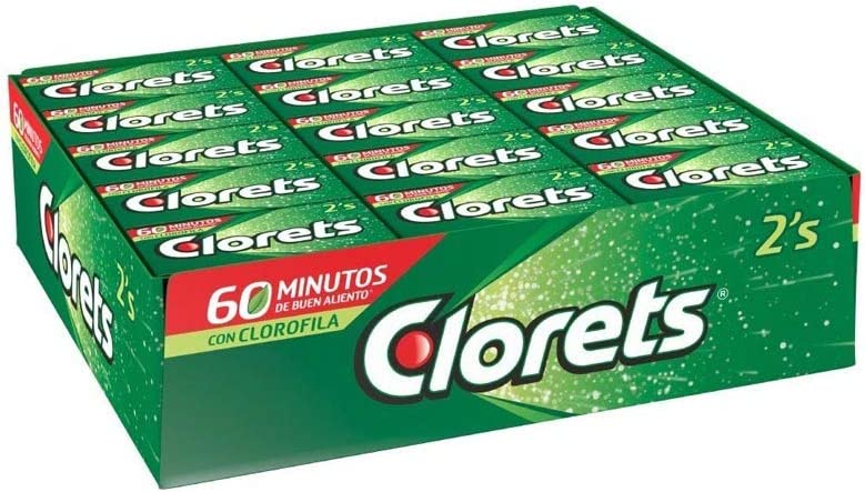 Clorets, 2´S de 2.8 gramos, Paquete de 60