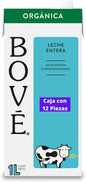 Bové Entera orgánica, Ultrapasteurizada, Adicionada con Vitamina A y D - 1L x 12 piezas