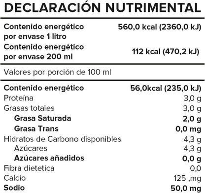 Bové Entera orgánica, Ultrapasteurizada, Adicionada con Vitamina A y D - 1L x 12 piezas