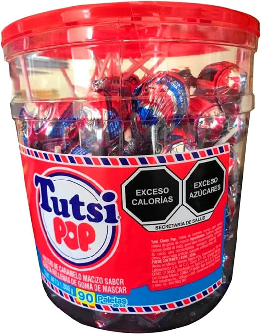 Tutsi Pop paletas de caramelo sabor cereza