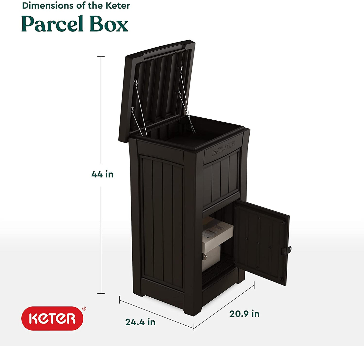 Caja de entrega para porche