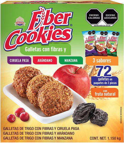 Fiber Cookies 3 sabores