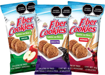 Fiber Cookies 3 sabores