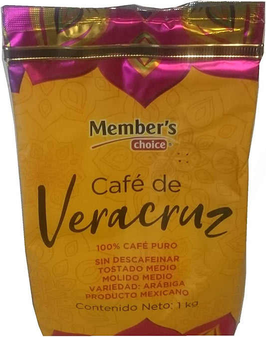 Café de VERACRUZ tostado y molido medio