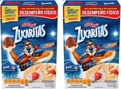 Zucaritas Cereal - 2 Cajas, 1.2 kg