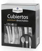 Cubiertos Premium Desechables Juego 120 pzas