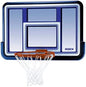 Lifetime 73650 - Tablero y borde de baloncesto (111,7 cm), color azul y blanco