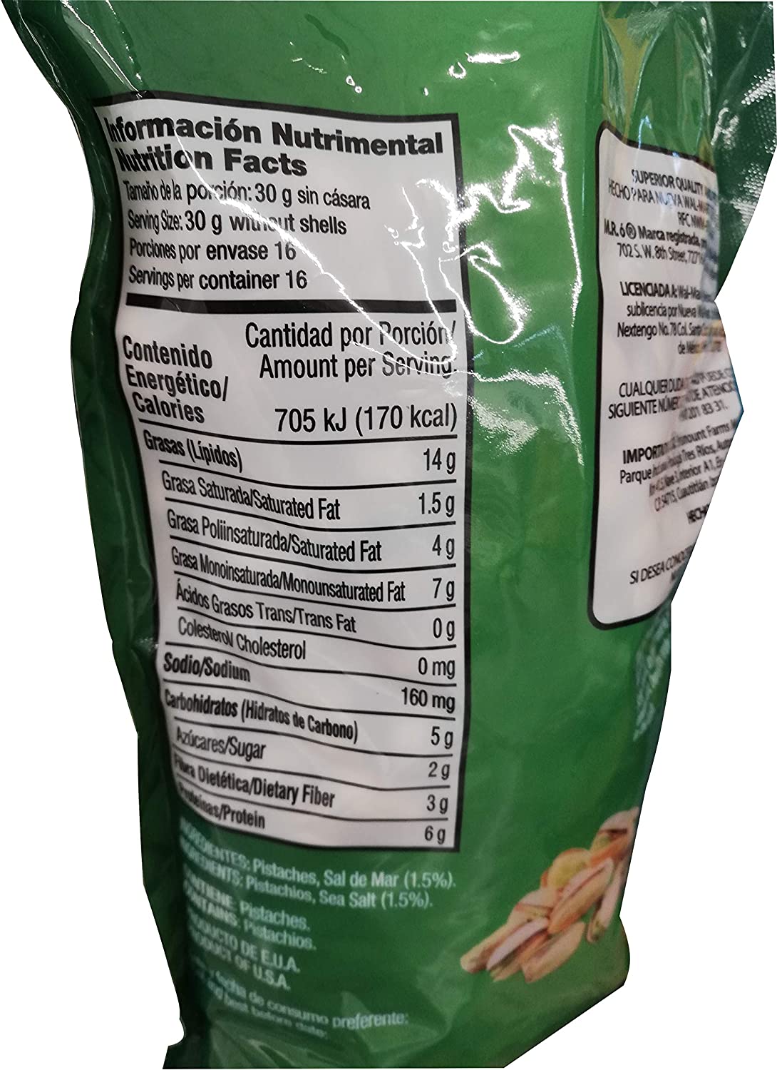 Pistaches Tostados Member