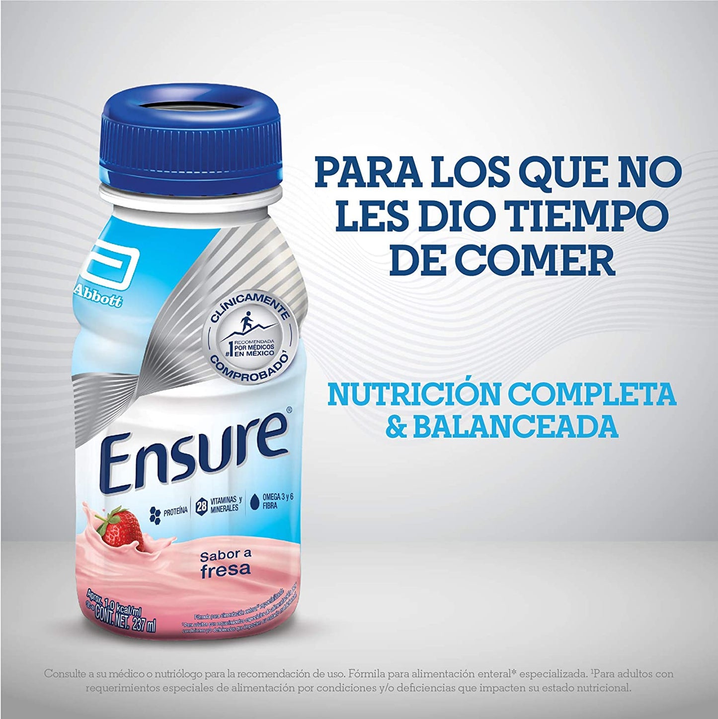 Ensure- Alimentación Especializada sabor Fresa