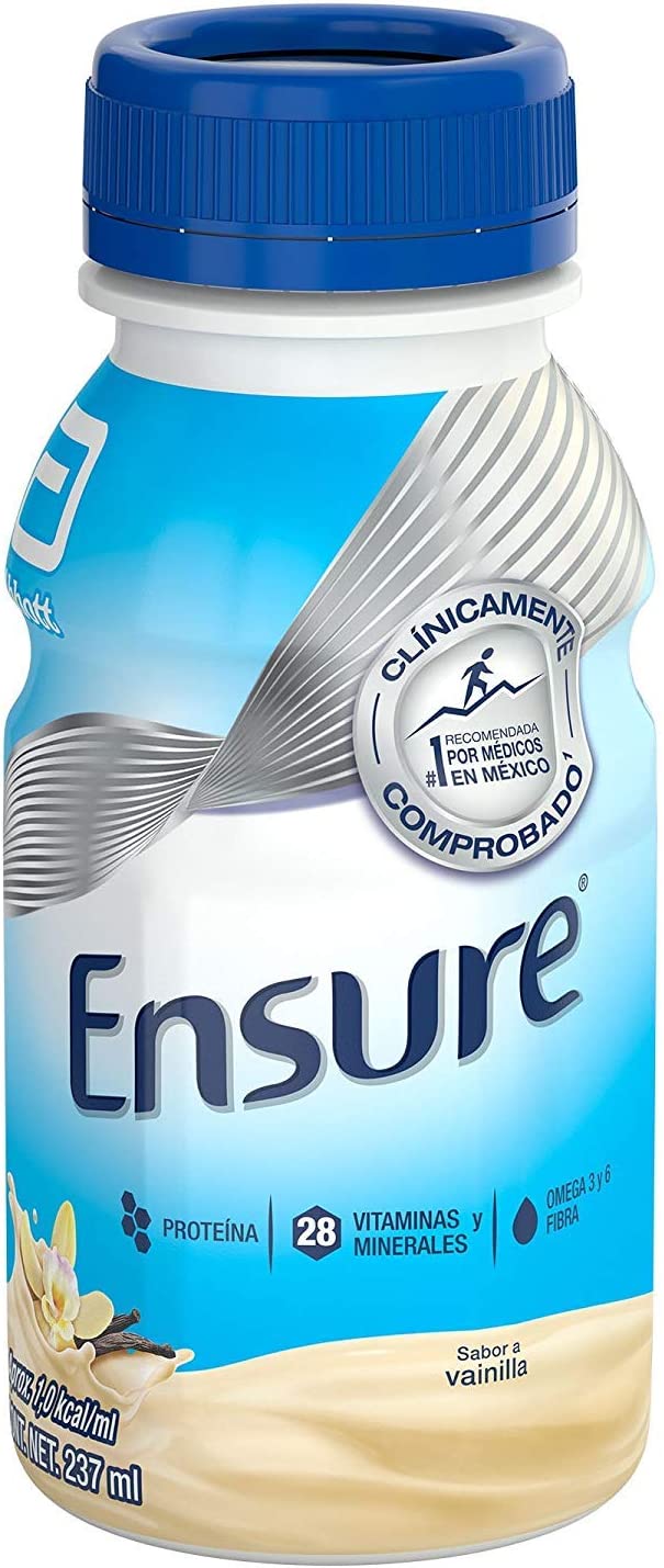 Ensure Regular Multisabor 10 Vainilla y 2 Fresa 237 Ml (12 Piezas)