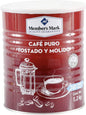 CAFE TOSTADO Y MOLIDO MEMBERS MARK BOTE DE 1.2 KG GRANDE CAFETERA