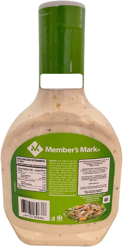 Aderezo César Member´s Mark 710 ML