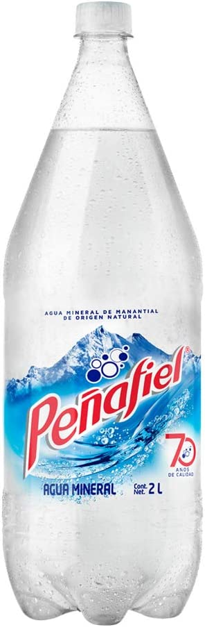 PEÑAFIEL, Agua Mineral 2 l, Botella Pet, 8 piezas
