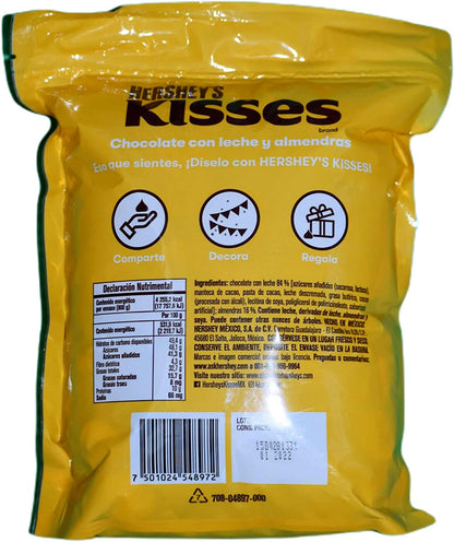Chocolate Hershey's Kisses con Almendras 809 gr