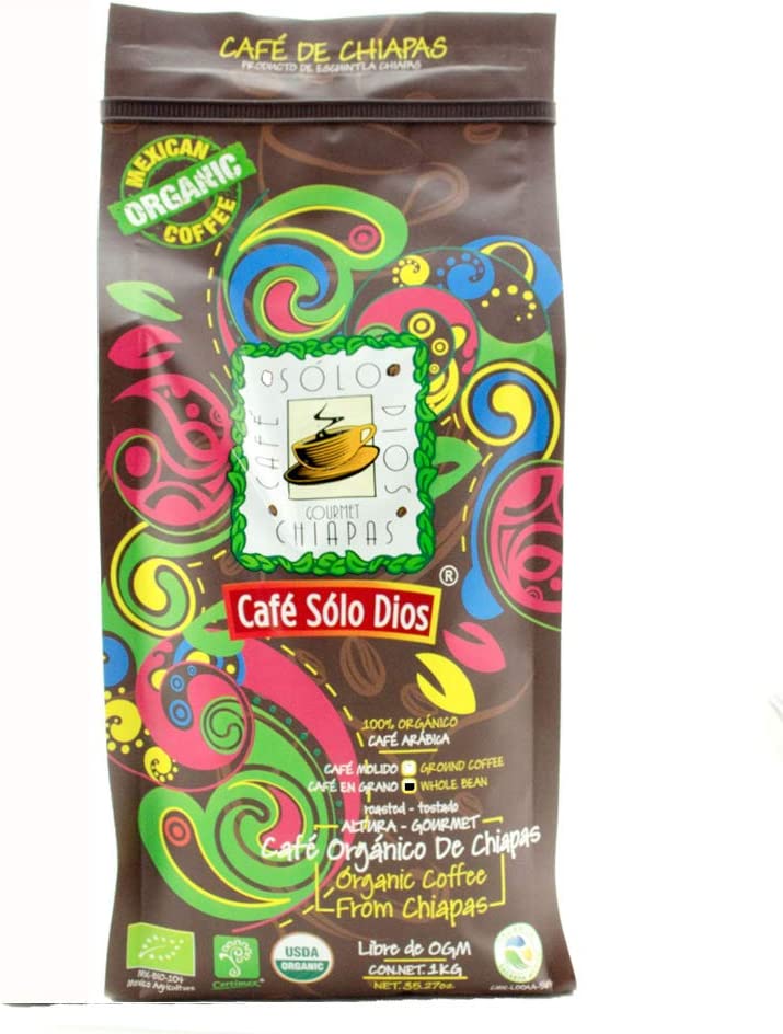 Café Solo Dios Café en Grano, Sabor Artesanal, 1 Kg