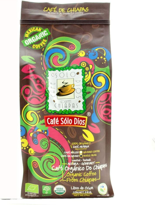 Café Solo Dios Café en Grano, Sabor Artesanal, 1 Kg